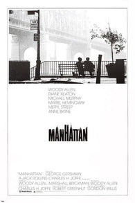 MANHATTAN Movie Poster Woody Allen Diane Keaton Muriel Hemmingway Drama 24X36
