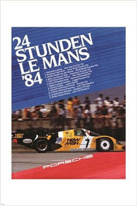 24 STUDEN LE MANS '84 vintage car poster racy hot COLLECTORS 24X36