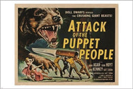 ATTACK OF THE PUPPET PEOPLE vintage movie poster SCI-FI CAMPY 24X36 hot new