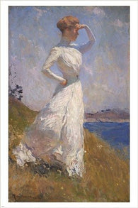 frank weston benson ARTIST fine art poster SUNLIGHT rare beautiful 24X36