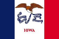 IOWA official state flag poster EAGLE red white and blue HISTORIC 24X36 hot