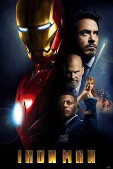 IRON MAN MOVIE POSTER Cast Collage RARE HOT NEW 24X36