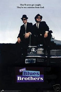 Blues Brothers Movie One Sheet Dan Akroyd Poster John Belushi
