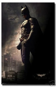 (22x34) The Dark Knight Movie Batman Standing Poster Print