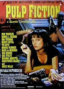 NEW PULP FICTION MOVIE POSTER - RARE 24X36 UMA THURMAN