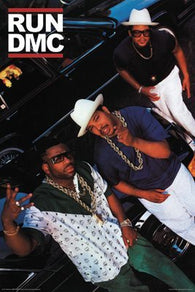 RUN DMC POSTER Group Shot RARE HOT 24X36