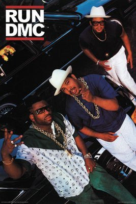 RUN DMC POSTER Group Shot RARE HOT 24X36