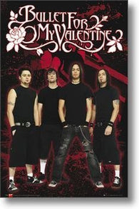 BULLET FOR MY VALENTINE POSTER Amazing Group Shot RARE