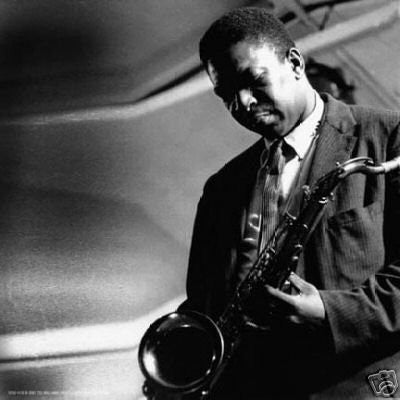 John Coltrane (Looking Down) Music Poster Print