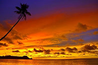 TROPICAL PARADISE POSTER Amazing Sunset Shot RARE HOT NEW 24x36