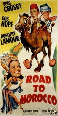Road to Morocco Movie Poster Bob Hope Rare Vintage 3
