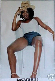 Lauryn Hill Poster Amazing Pose with Hat Rare NEW 24x36