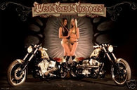 West Coast Choppers Poster - Hot Sexy Babes Bikes - New