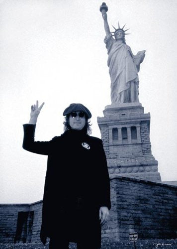 JOHN LENNON POSTER - STATUE OF LIBERTY - NEW HOT 24X36