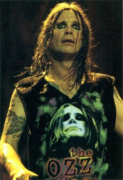 OZZY OSBOURNE POSTER Live Black Sabbath - The Ozz 24x36