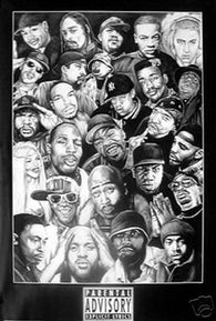 RAP GODS GANGSTER - SNOOP 2PAC - NEW HIP HOP POSTER #1
