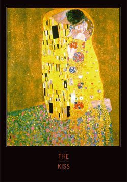 GUSTAV KLIMT POSTER The Kiss RARE HOT NEW 24x28