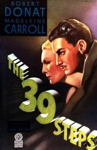 THE 39 Steps Movie Poster Alfred Hitchcock Vintage 2