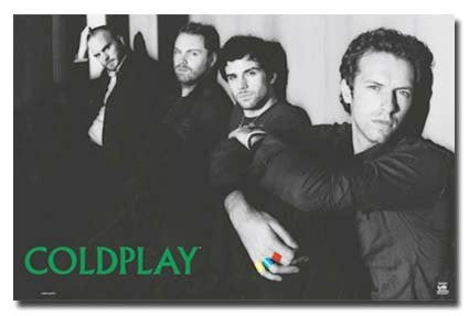 (24x36) Coldplay Group POSTER Chris Martin x&Y Rush of Blood