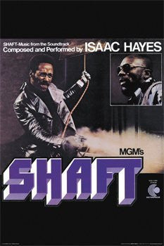 SHAFT MOVIE POSTER - ISAAC HAYES - RARE NEW HOT 24X36