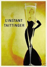 L'Instant Taittinger (Champagne Ad) Art Print Poster