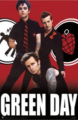 Green Day (Red) - Art Poster (24' x 36')