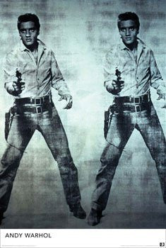 ELVIS PRESLEY ANDY WARHOL POSTER - RARE NEW 24X36 PRINT