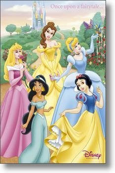 DISNEY PRINCESS POSTER Once Upon a Fairy Tale HOT NEW 2