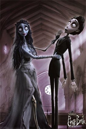THE CORPSE BRIDE MOVIE POSTER - FAMOUS TIM BURTON 24X36