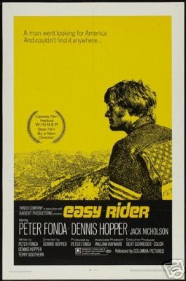 Easy Rider Movie Poster Peter Fonda - Dennis Hopper 2