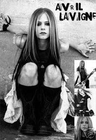 Avril Lavigne Poster Black and White Collage HOT NEW