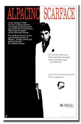 SCARFACE MOVIE POSTER Al Pacino HOT NEW 24X36