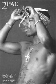 TUPAC POSTER 2Pac Shakur Smoking RARE HOT NEW 24x36