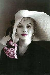 MARILYN MONROE POSTER Hat Pink Lips RARE HOT NEW 24x36