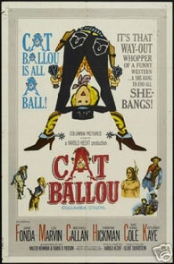 CAT Ballou Movie Poster Jane Fonda Rare Hot Vintage
