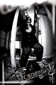Eazy-e Poster - Eazy E Gun Shot - Rare New Hot 24x36