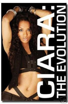 Ciara Poster the Evolution Rare Hot New 24x36