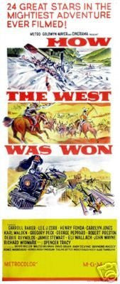 HOW the West WAS WON Movie Poster John Wayne Vintage 2