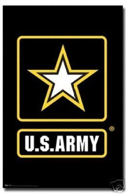 Us Army Poster Logo Rare Hot New 24x36