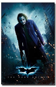 (22x34) The Dark Knight Movie (Joker Standing) Poster