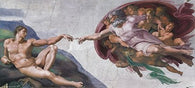 CREATION of ADAM POSTER Michelangelo Vatican Sistine Chapel RARE HOT NEW 16x36