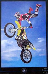New Motorcross Poster - Rare 24x36 Collector Print Blue