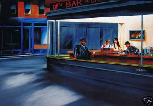 HIP HOP CAFE POSTER - 2PAC AALIYAH BIGGIE LEGENDS 24x36
