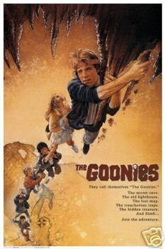 THE GOONIES MOVIE POSTER - JOIN THE ADVENTURE - 24X36 Poster Print Poster Print, 24x36 Movie Poster Print, 24x36