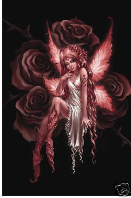 FAIRIES POSTER Rose Fairy RARE HOT NEW 24X36