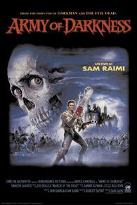 ARMY OF DARKNESS MOVIE POSTER - SKULL - Bruce Campbell