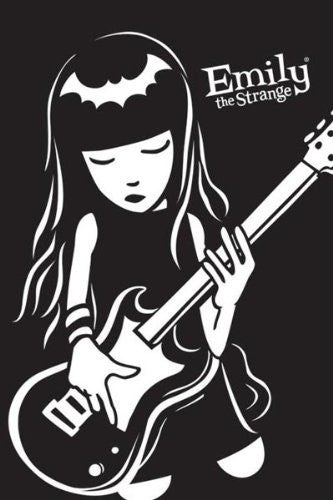 EMILY THE STRANGE POSTER - GUITAR - RARE NEW HOT 24X36