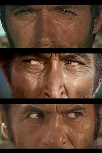 THE GOOD the BAD and the UGLY POSTER Closeup Faces - Clint Eastwood RARE HOT NEW 24x36