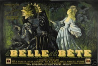 Beauty and the Beast Movie Poster Jean Marais Vintage