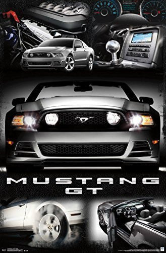 FORD MUSTANG GT POSTER Amazing 2014 Collage RARE HOT NEW 22x34